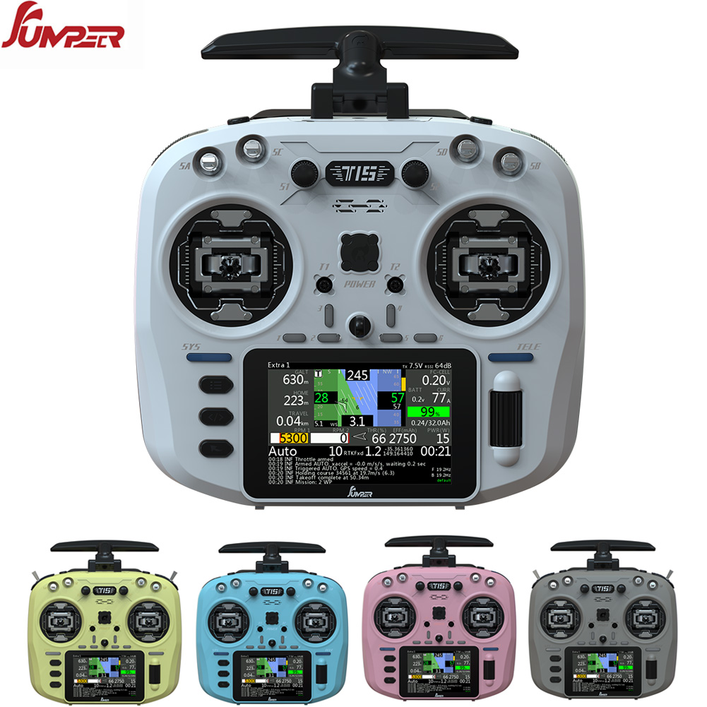 Jumper T15 Hall Sensor Farbbildschirm FPV Radio Controller EDGETX/ELRS für Long Rang RC Drone