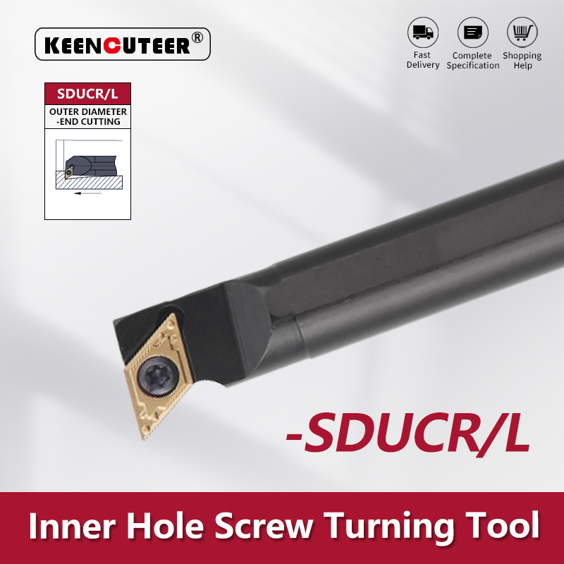 Internal turning tool S08K/S10K/S12M/S14N/S16Q/S20R/S25S- SDUCR/L07/11 Lathe Turning CNC Cutting Tool Cutter Bar