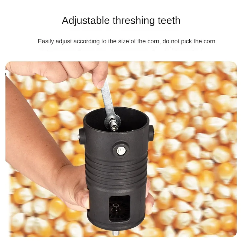 Máquina elétrica pequena do debulhador do milho para o uso home, separador eficiente do kernel do milho