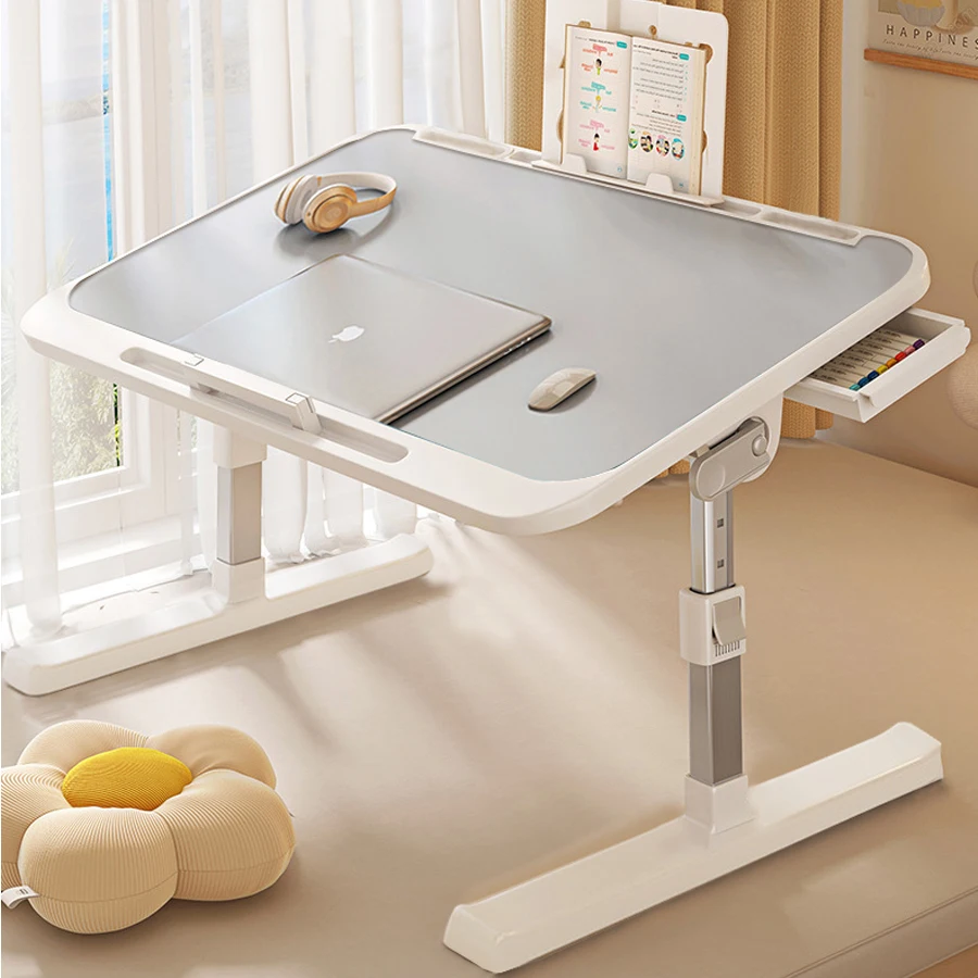 Escritorio para ordenador portátil, mesa de cama plegable, escritorio ajustable para ordenador, escritorio de oficina, escritorio de estudio para niños, dormitorio, sala de estar, escritorio ajustable