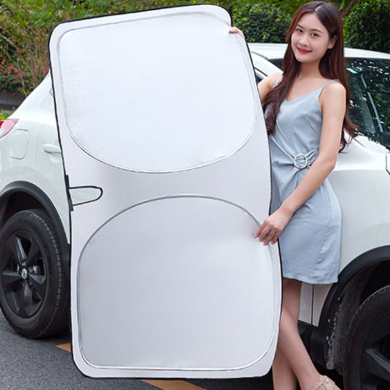 Cubierta de parasol para ventana de coche, parasol, Protector de visera, parabrisas plegable, protección UV automática, accesorios de estilismo de cortina