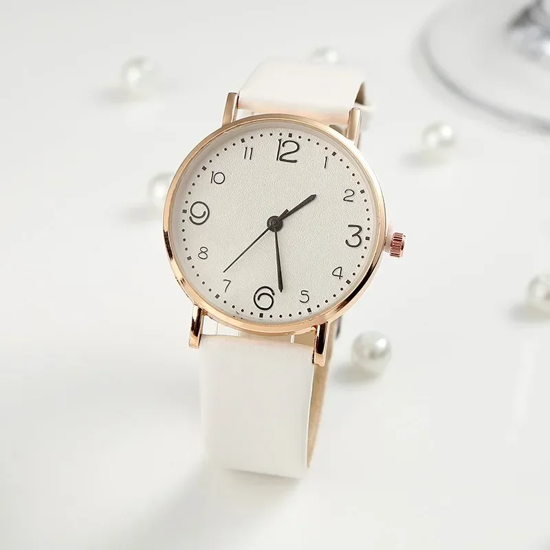 Nueva moda estilo simple señoras niñas relojes de cuarzo Reloj de pulsera para mujeres Reloj Mujer Часы Ж Dön Ij.... Нару