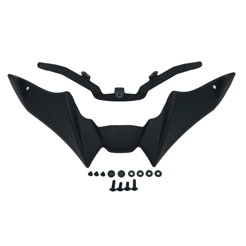 Apto para yamaha MT-09 mt09 mt 09 sp 2021-2023 motocicleta roda dianteira fender bico nariz cone extensão extensor cowl spoiler capa