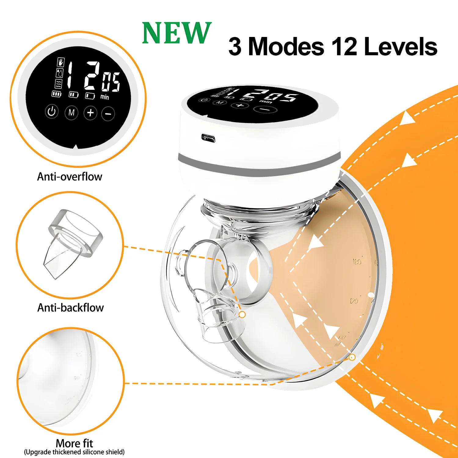 Tire-lait portable USB, Machine à traire et à traire du lait maternel, fournitures pour mère et bébé, tire-lait électrique automatique