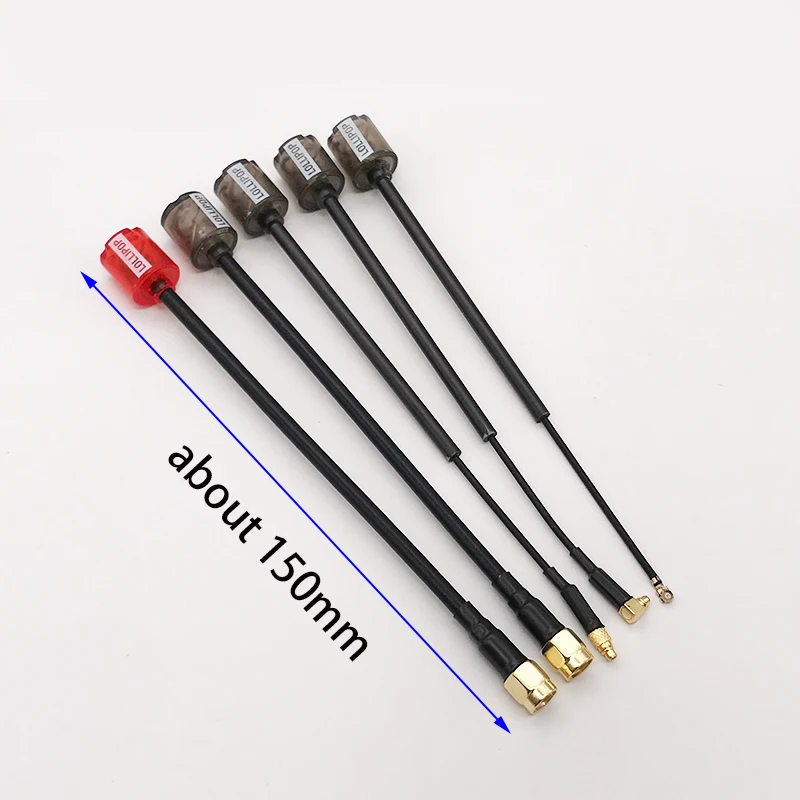 Nueva antena Micro Lollipop 5 RHCP 5,8G FPV de alta ganancia 2,8Dbi SMA/RP-SMA/MMCX/UFL antena para RC Drone transmisor receptor parte