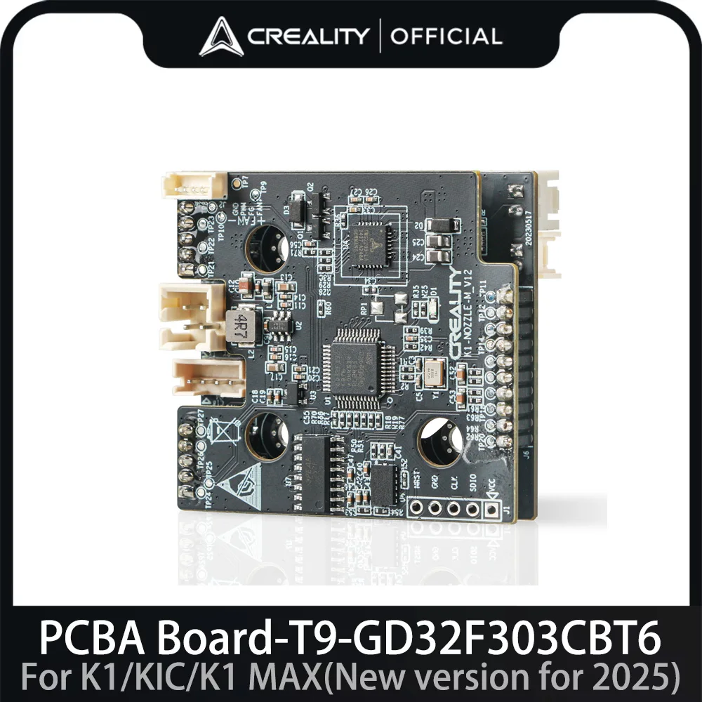 Creality оригинальная плата адаптера PCBA_G_For K1/KIC/K1 MAX_T9_GD32F303CBT6 NOZZLE-C-V13 Замена аксессуаров для 3D-принтеров