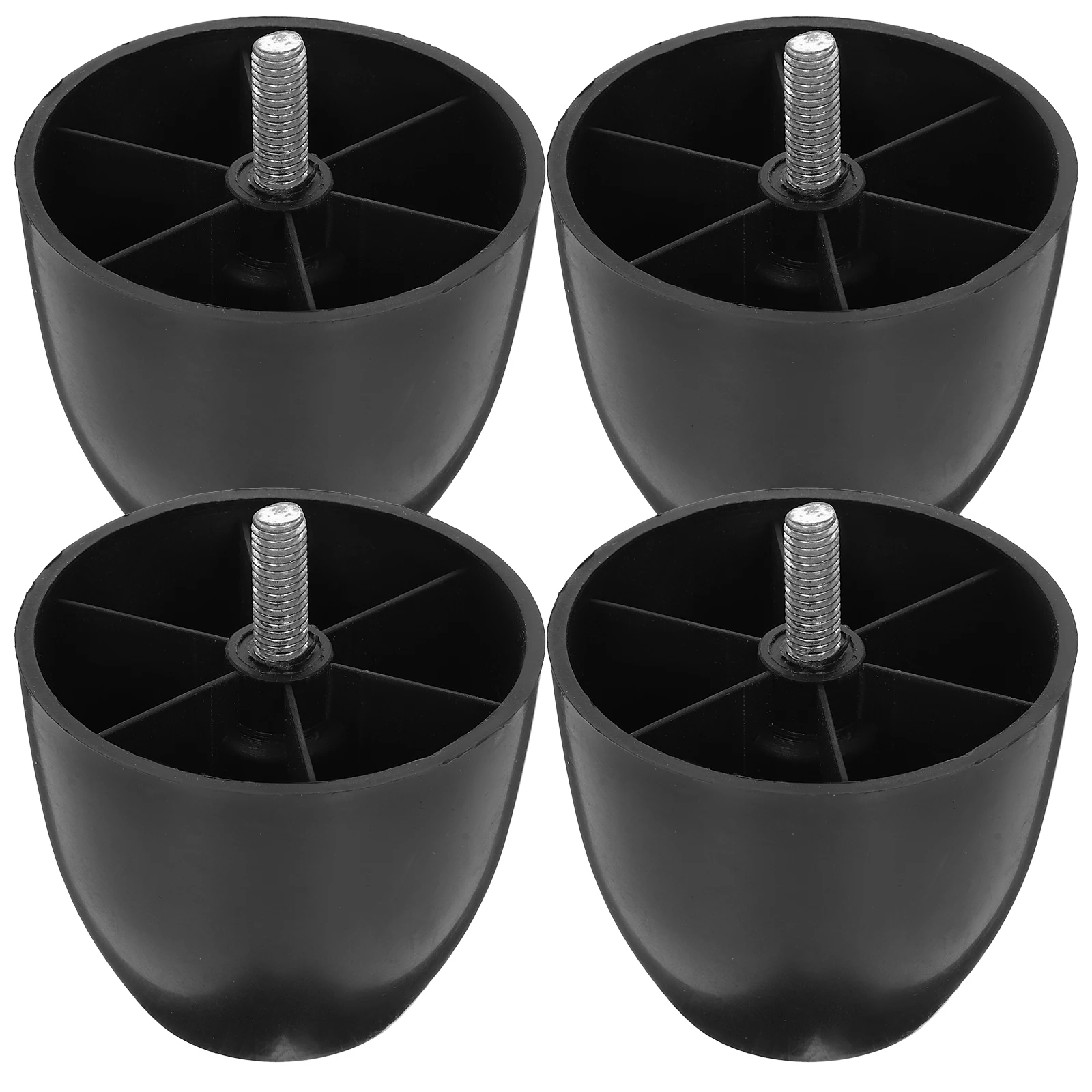 4pcs Couch Leg Support Replacement Foot Table Screw Leg Foot Sofa Foot Chair Foot for Cabinet Replacement Legs Round Sofa Feet