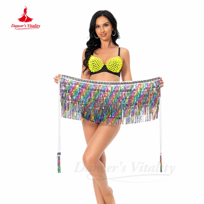 Cinto de roupas para prática de dança do ventre, acessórios para dança do ventre, cachecol de quadril, dj, boate, dança, corrente de cintura