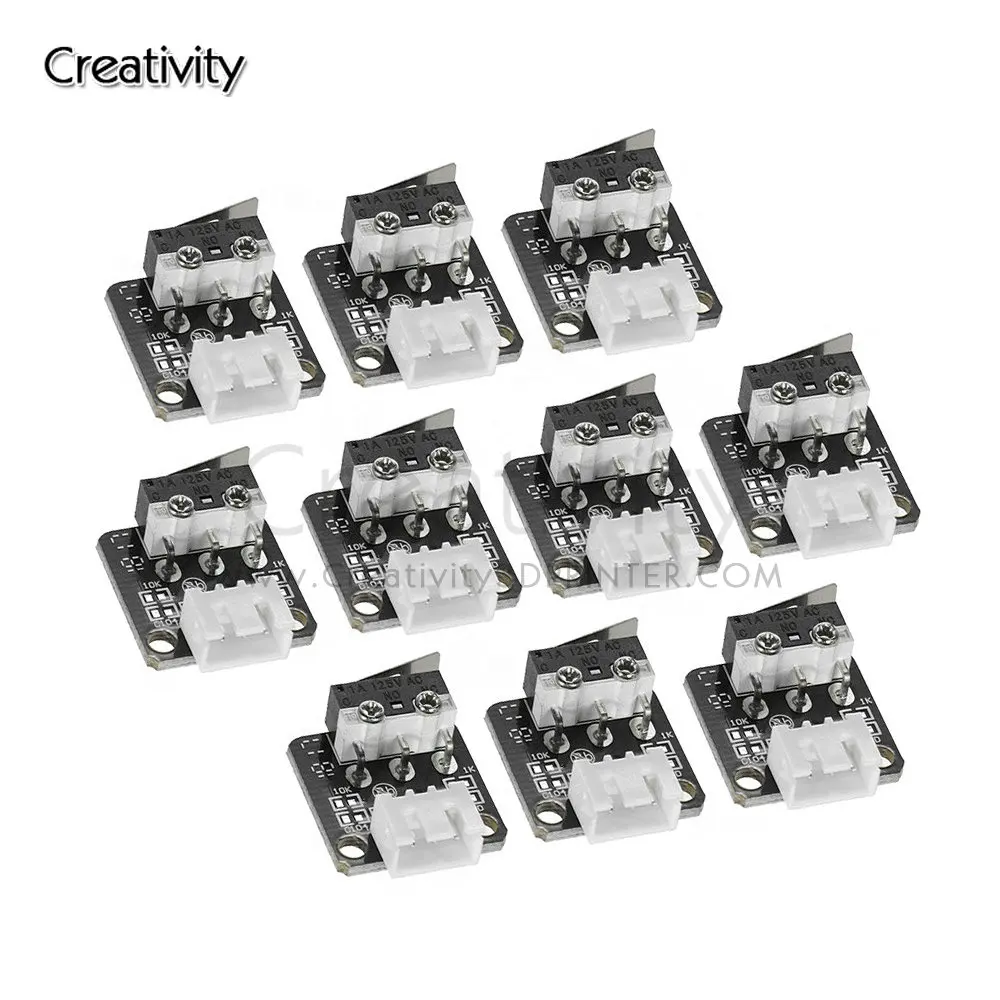 5 X/Y/Trục Z Cấp Dừng Lại Hạn Chế Công Tắc 3Pin N/O N/C Điều Khiển dễ Dàng Sử Dụng Micro Switch Cho CR10 Series Ender 3 3D Máy In Phần