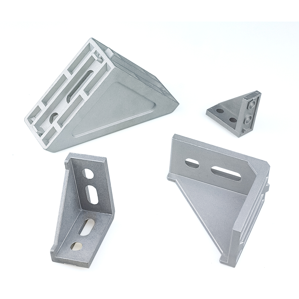 10/20Pcs 코너 브래킷 피팅 각도 알루미늄 L 커넥터 패스너 2040 3060 4080 4590 알루미늄 프로파일
