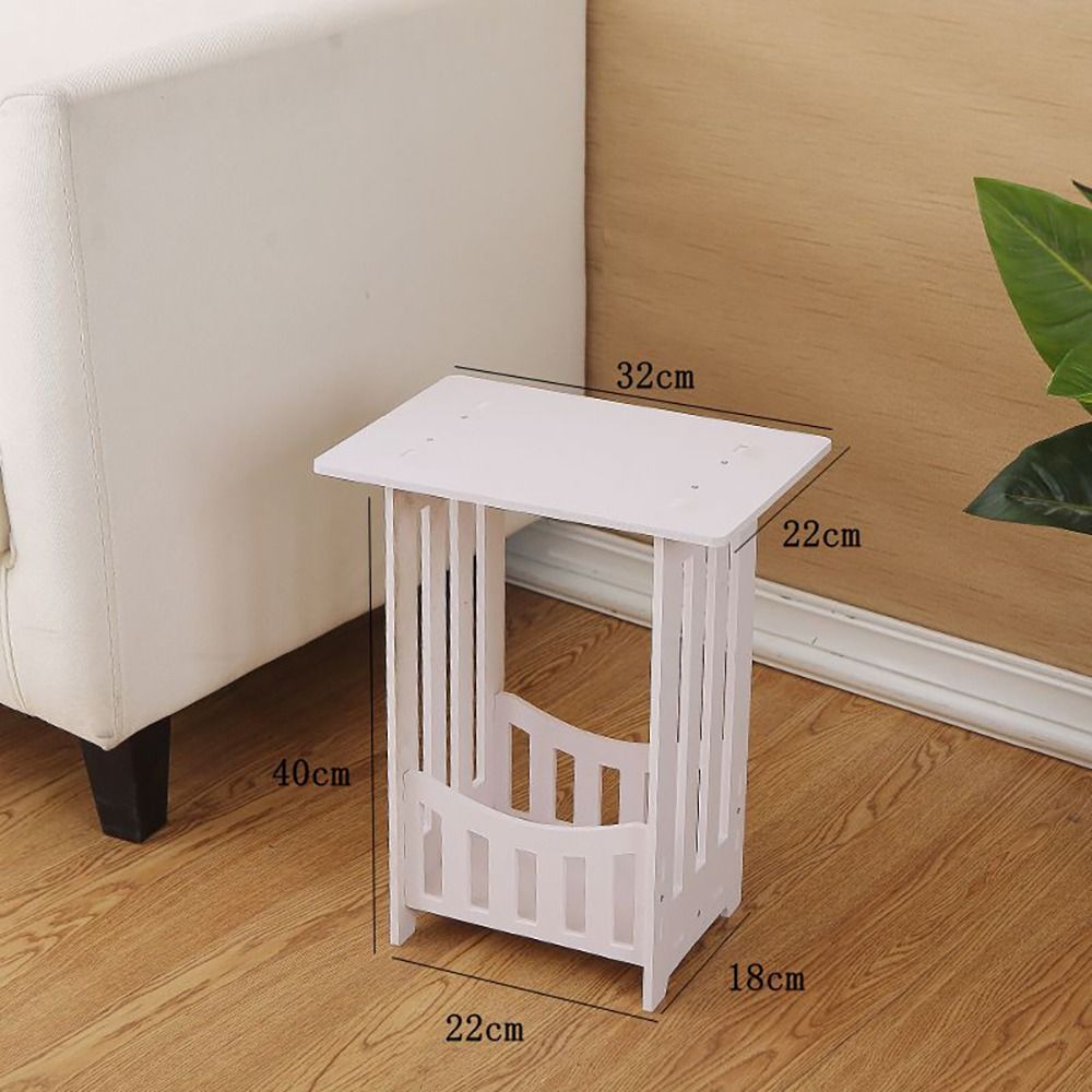 Mesa de cabeceira pequena para casa, Modern Square Nightstand, Mini Bedside Cabinet destacável, Móveis pequenos