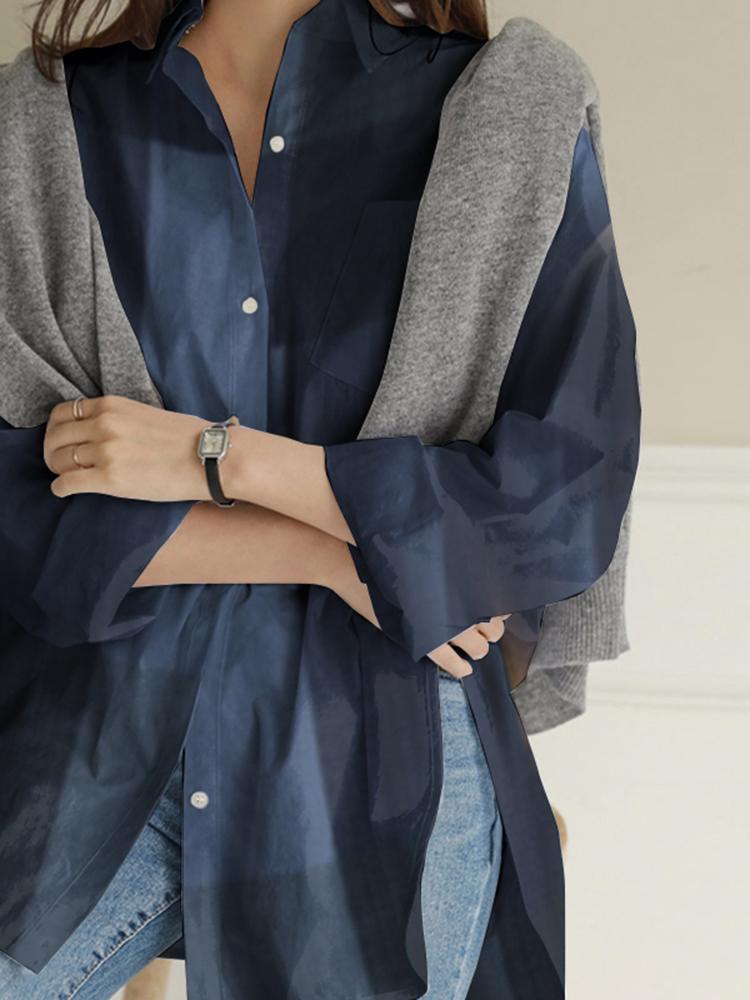 ZANZEA VintageแขนยาวBlusasผู้หญิงแฟชั่นไม่สม่ําเสมอเสื้อขนาดใหญ่หญิงสบายๆ 2024 ฤดูร้อนลายสก๊อตเสื้อ