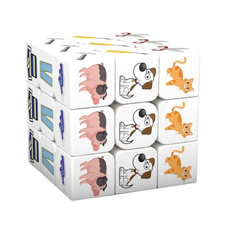 3x3x3 Puzzle magique Cube impression drapeau National motif emballage Cubo cadeaux pour enfants éducatif Fidget Cube de vitesse jouets pour enfants