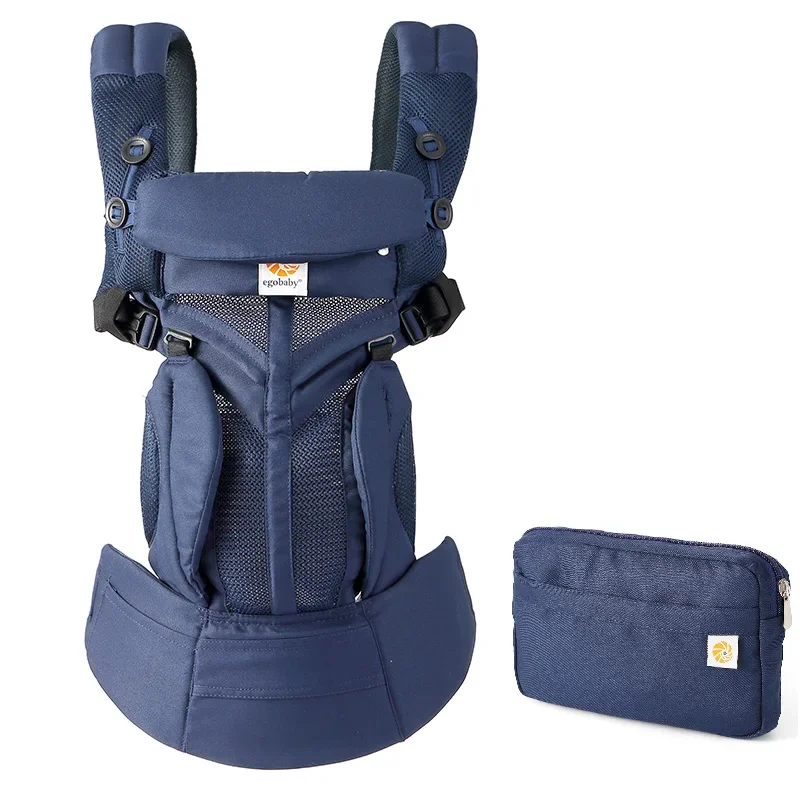 Egobaby-Sac à dos ergonomique respirant en coton Omni Baby Electrolux, support initié, ceinture à la taille, bretelles, 360