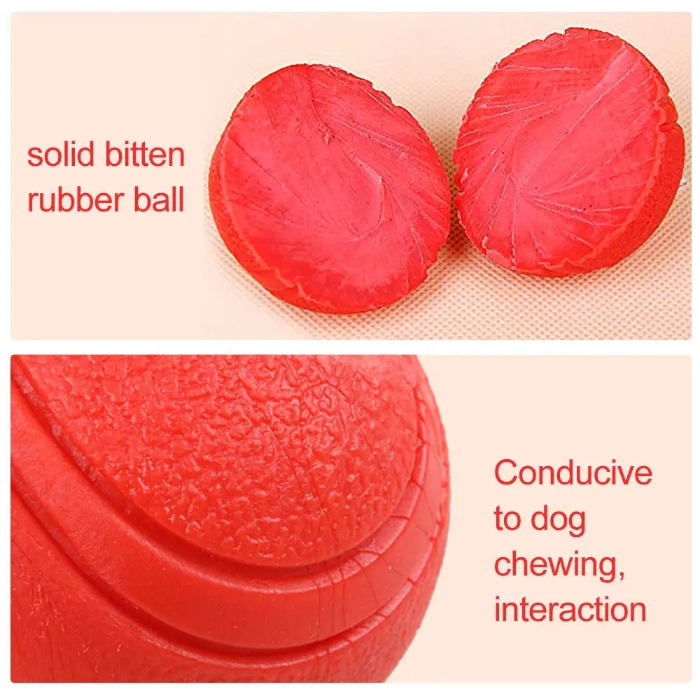 HOOPET Con Chó Đồ Chơi Quả Bóng Cao Su Cắn kháng Chó Puppy Teddy Pitbull Pet Nguồn Cung Cấp