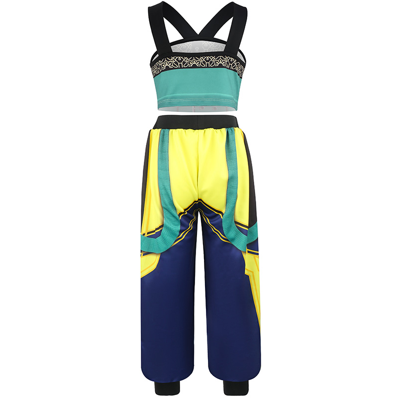 Kinderen meisje Kpop Demon Hunter Rollenspel Rumi Rollenspel Kostuum Set Kinder Show Kostuum Halloween Party Set