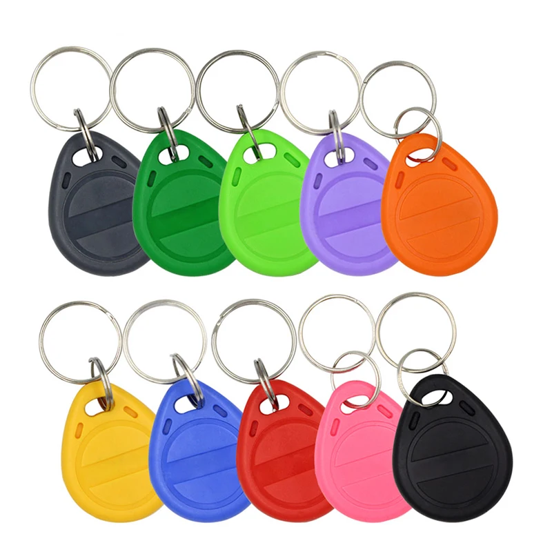 10-20 шт. RFID 125 кГц метка для ключей TK4100 EM4100 бесконтактные брелоки жетон метки RFID-карта для контроля доступа время посещаемости только для чтения