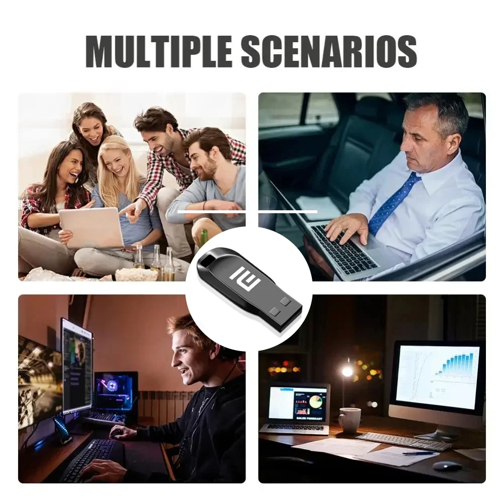Xiaomi USB 3.2 Flash Drives 2TB Metal Pendrive 1TB 512GB High Speed USB Drive 128GB For Computer Storage Devices Memoria U Disk