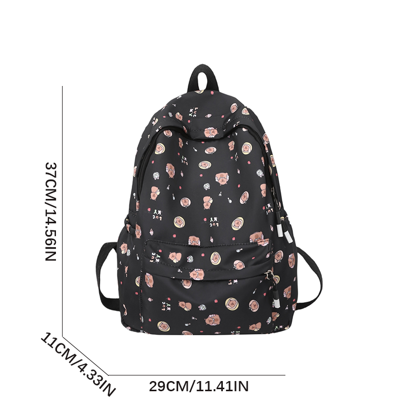 여성 Schoolbag 방수 대용량 학교 배낭 부드러운 지퍼 솔리드 컬러 십대 소녀 캐주얼 데이 팟 가방 학생 공급