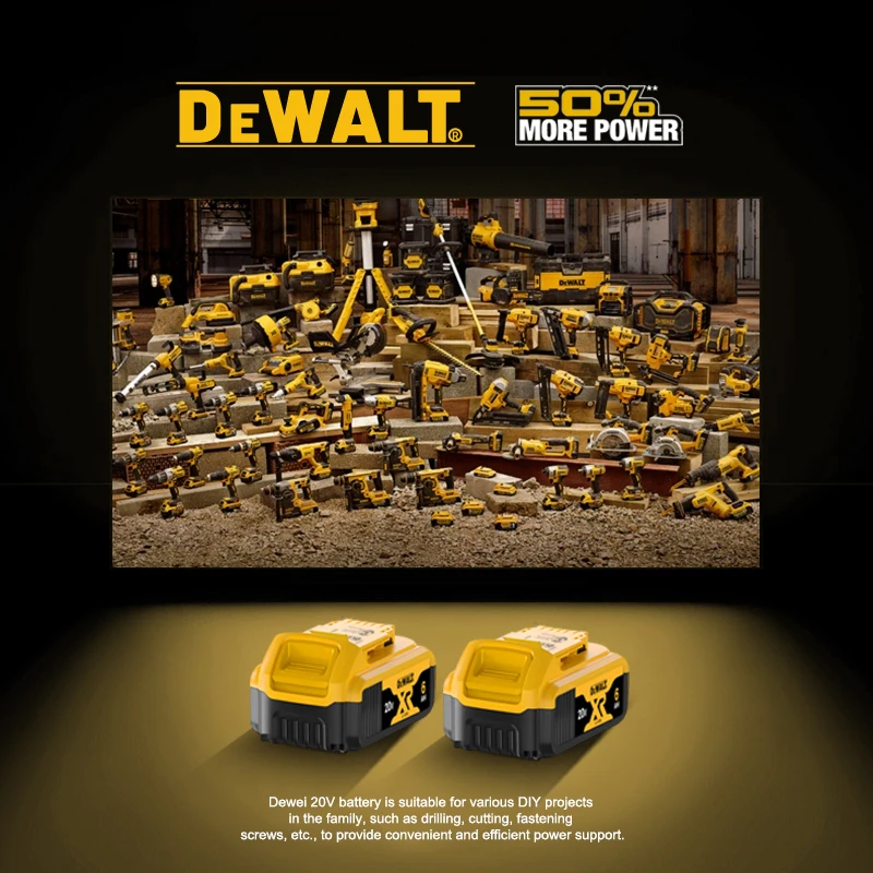 Оригинальный литий-ионный аккумулятор DEWALT 5AH 6AH 9AH DCB609 18 В 20 В 60 В для Dewalt DCB204 DCB205 DCB206 DCB609 DCB184 DCB200
