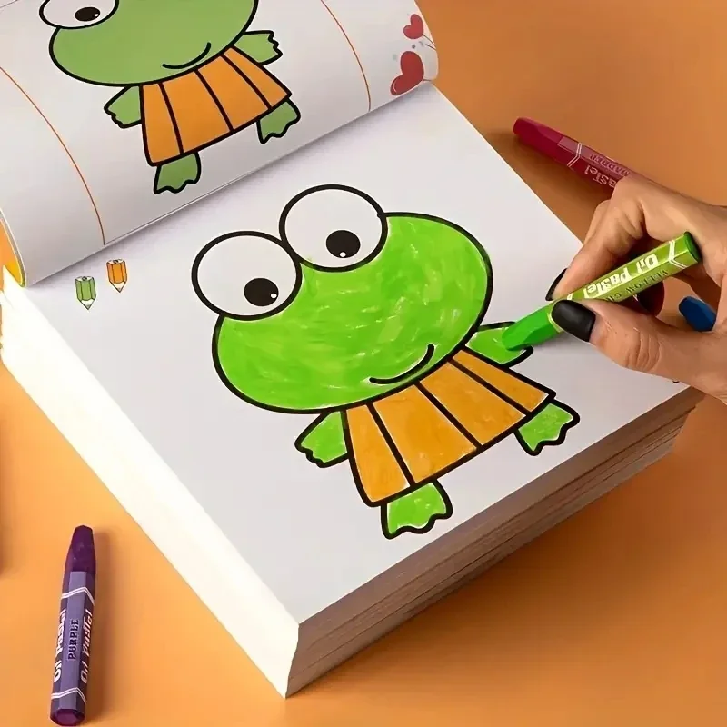 Libro de pintura pintado para niños, 160 páginas, coche, Animal, vegetal, libro de imágenes para bebés, escuela, educación temprana, iluminación, papelería