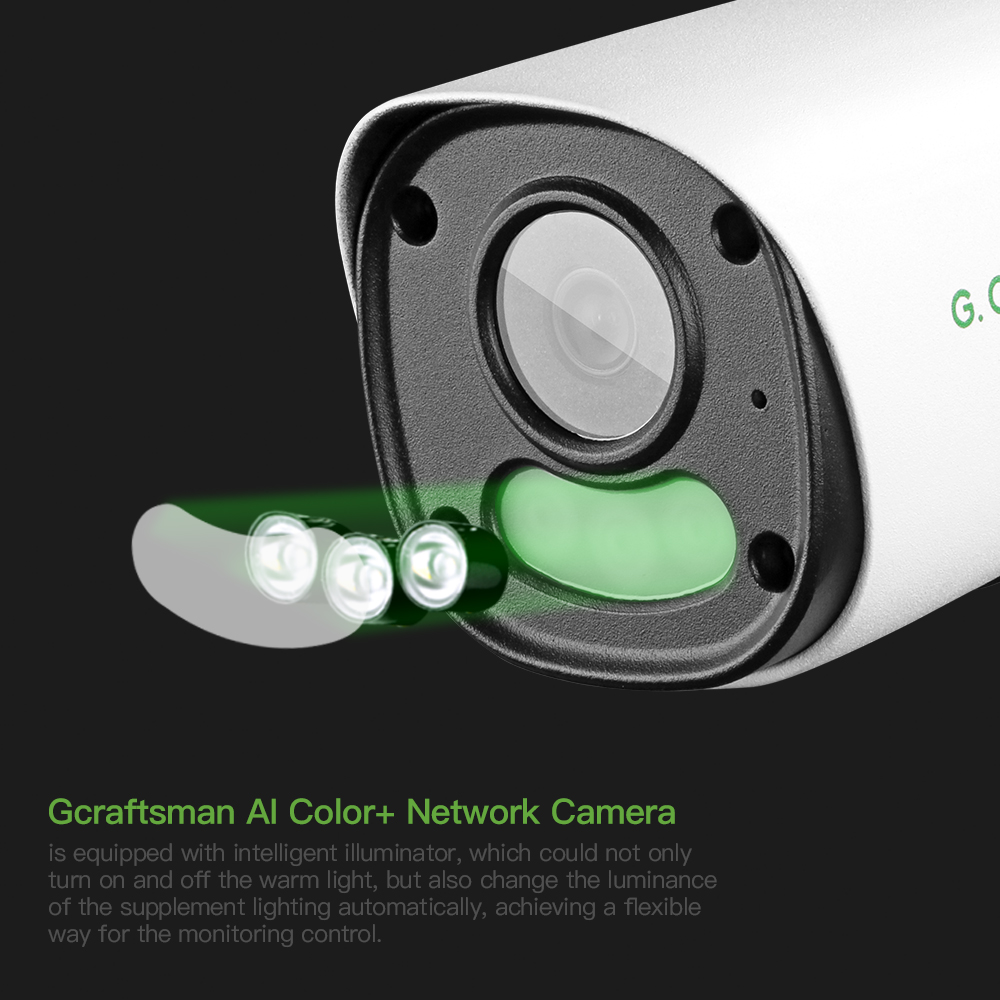 Система видеонаблюдения G.Craftsman IP камера XMeye YU 6MP POE с поддержкой TF-карты