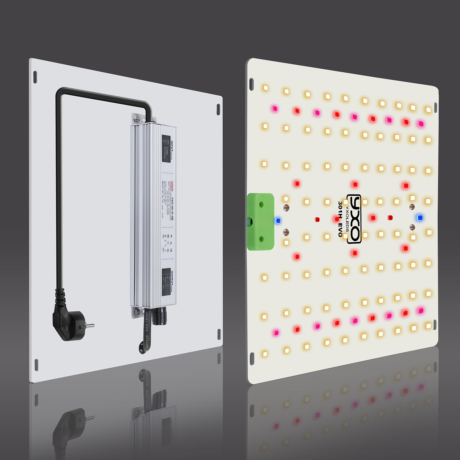 YXO 65 ワット 120 ワットフルスペクトル LED 成長ライト LM301H EVO フルスペクトル植物ランプ水耕植物成長照明 VEG BLOOM