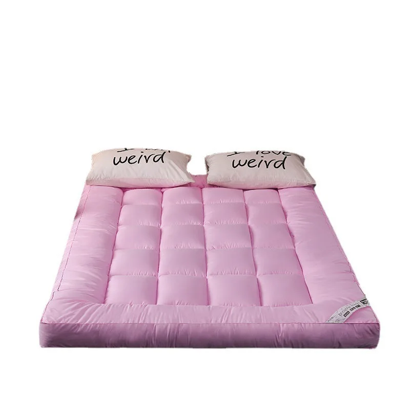 หอพักนักเรียนพับเตียงหนาที่นอนฟูกญี่ปุ่นที่นอน Roll Up ชั้น Tatami ผู้ใหญ่นุ่ม Breathable Sleeping Pa