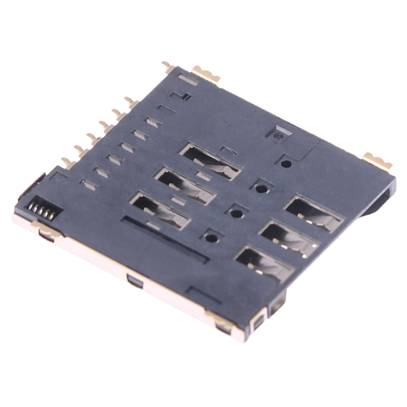 MUP-C792 Original SIM Card Connector Patch Self-piercing 6 +1 P SIM Card Slot Socket 1pc