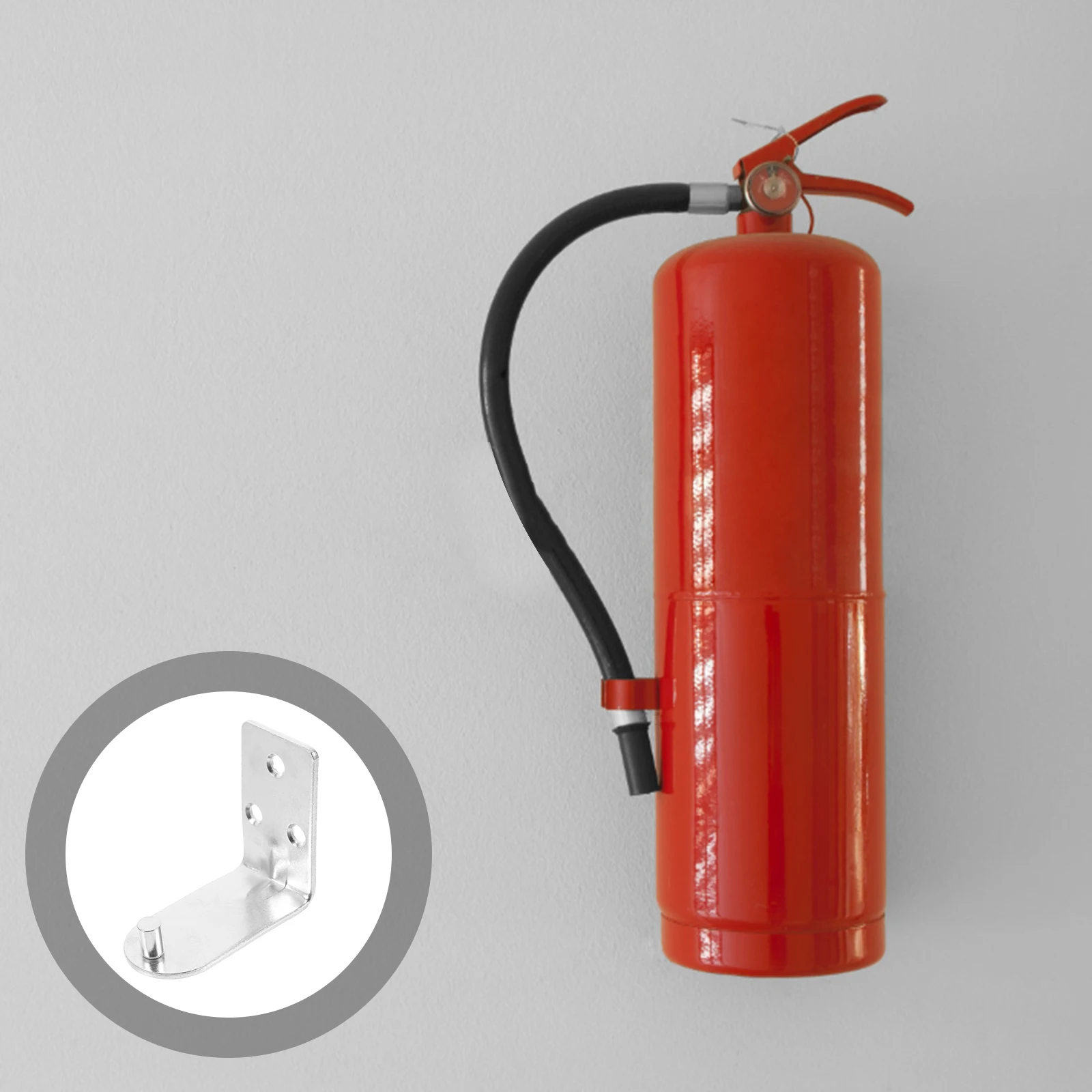 10 Pcs Extinguisher Hook Adjustable Metal Mount L Bracket Compact Design Fire Extinguisher Mount Rack Holder