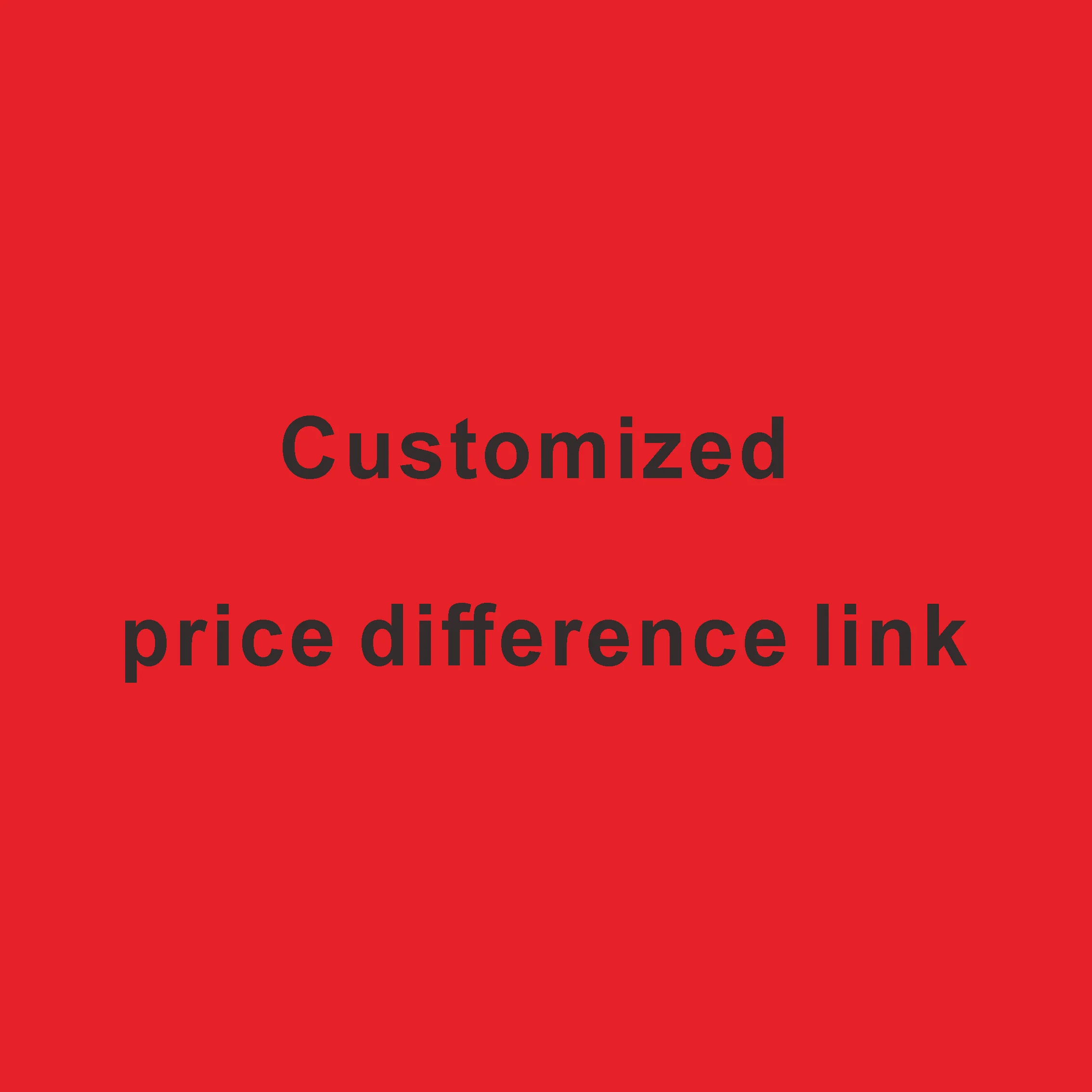 Link de diferença de preço personalizado