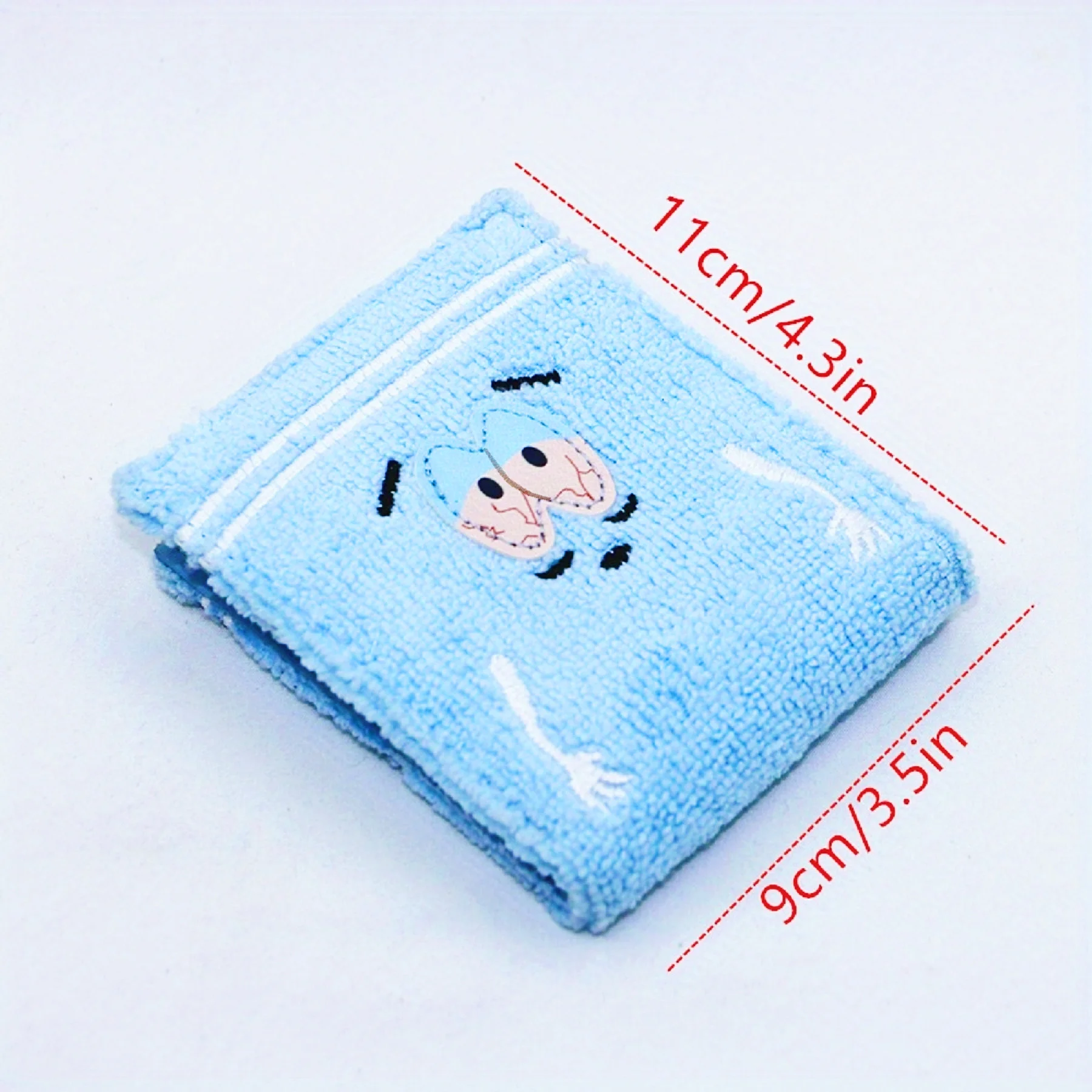 タオル生地刺繍アニメファッション財布、レディースかわいい財布、ショート80%オフ財布