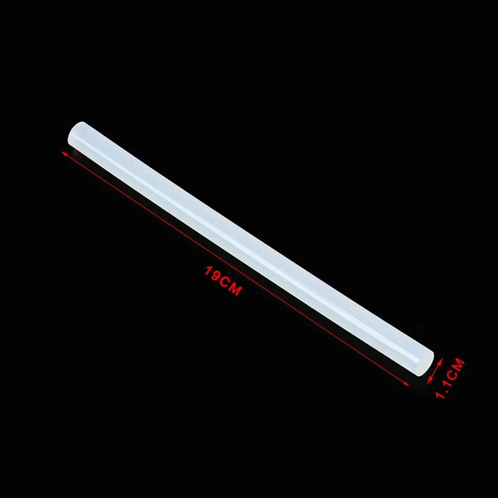Colla a caldo Stick 7mm/11mm Aste traslucide a forte viscosità per pistola per colla Colla a caldo resistente alle alte temperature 10 ~ 50 pezzi