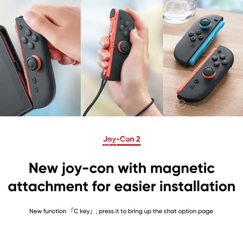 【Brand+】Nintendo Switch 2 With Mario Kart World 7.9-inch LCD Display Joy‑Con2 Handle Console Stable TV Mode Video Gaming
