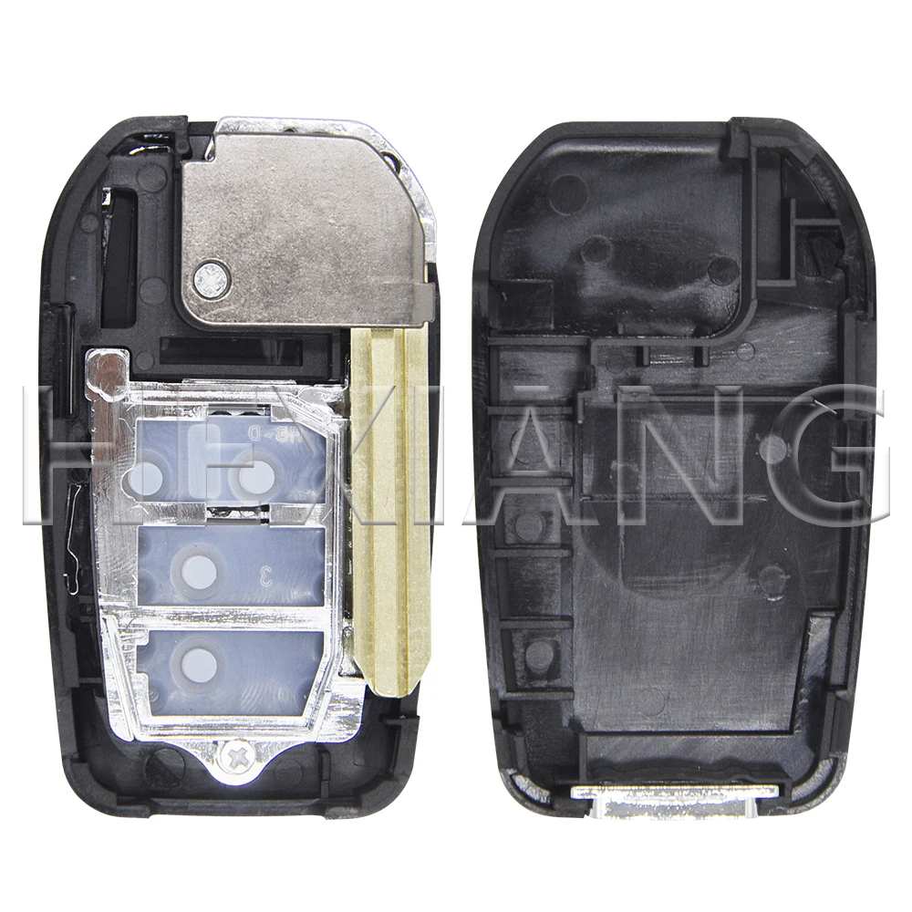 HE Upgrade TOY43 Blade Car Key Flip Shell Case FOB For Toyota Corolla RAV4 Highlander Camry Tacoma Tundra Pruis