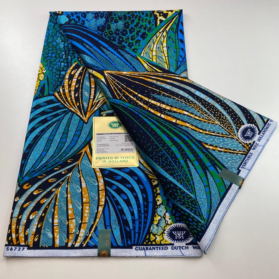 100% Nieuwste Grand Super Katoen Afrikaanse Gouden Wax Stof 6 Yard Hoge Kwaliteit Wax Print Ankara Stof Voor Naaien Vrouwen Fees