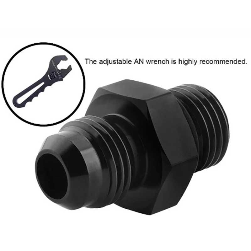 AN -6 (AN6 AN 06) AN8 AN10 AN12 a ORB-6 (9/16" UNF) 6AN 8AN 10AN 12AN Adaptador de junta tórica Boss