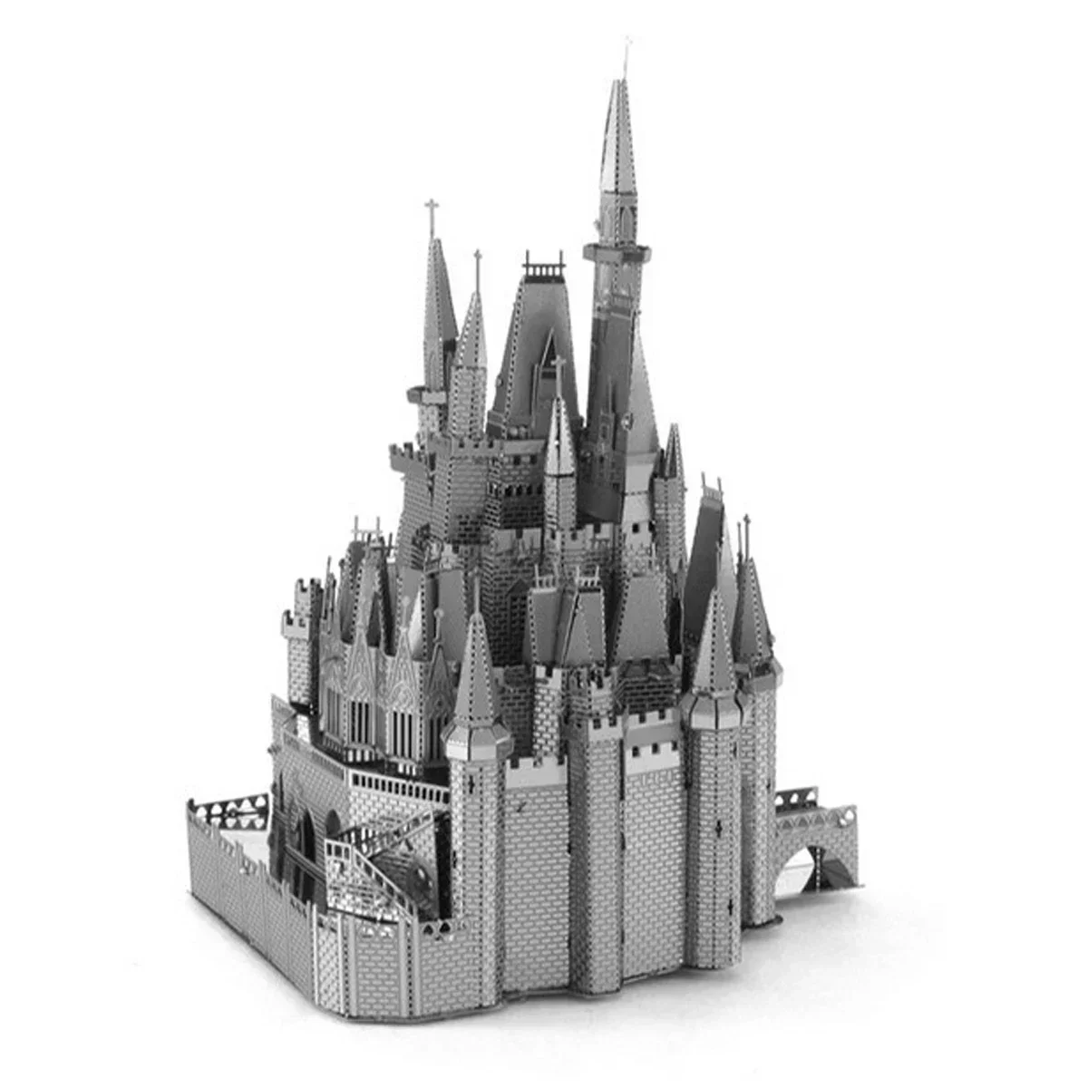 ของเล่นตัวต่อโลหะทำมือรูปโลกสำหรับผู้ใหญ่3D ของเล่นของขวัญสไตล์นักรบปราสาทกลองปริศนาโลหะ