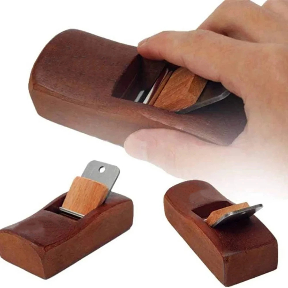 Mini cepillo manual para carpintería, herramienta de borde de fondo plano para carpintería DIY, carpintero artesanal