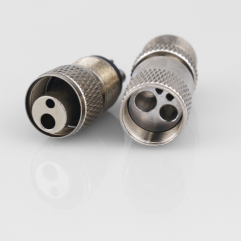 ทันตกรรม Turbine Handpiece อะแดปเตอร์ 4 หลุม 2 หลุมเปลี่ยนสําหรับ Handpiece ความเร็วสูงอะไหล่เครื่องมือท่อ