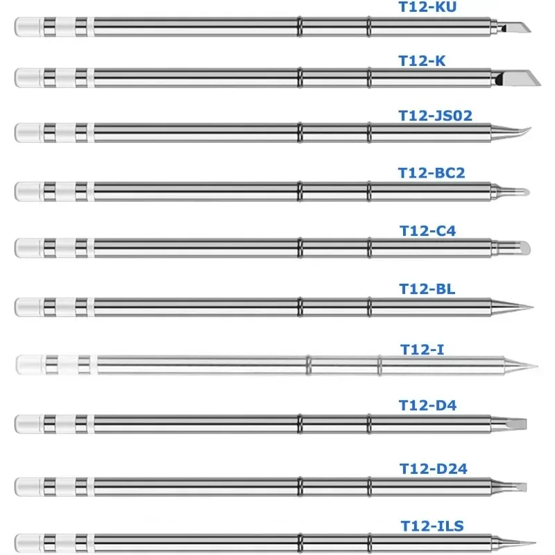 T12 soldering iron tip T12 series soldering iron tip T12-KU K D24 ILS J02 for Hakko FX951 STC STM32 OLED soldering station solde