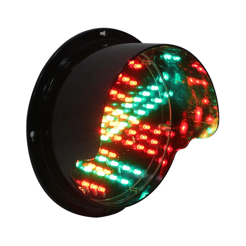 Technologie de feux de circulation, flèche verte, croix rouge, diamètre 200mm, DC 12V ou DC24V, prix de gros