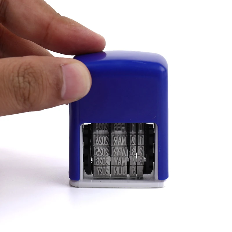 1 Pcs Time Handled Ledger Date Stamp Universal Date Year Month Day Adjustable Stamp Mini Self Printing Stamping Stamp Set