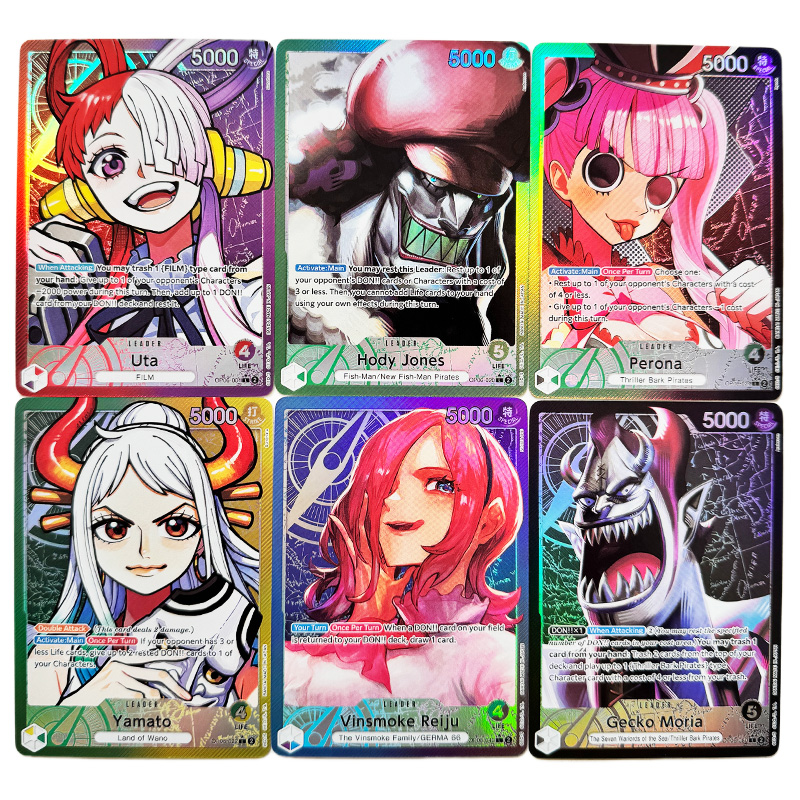 アニメワンピース OPCG 英語リーダールフィサボゾロナミ法エースサンジレプリカサカズキレイジュペローナゲームアニメコレクションカード
