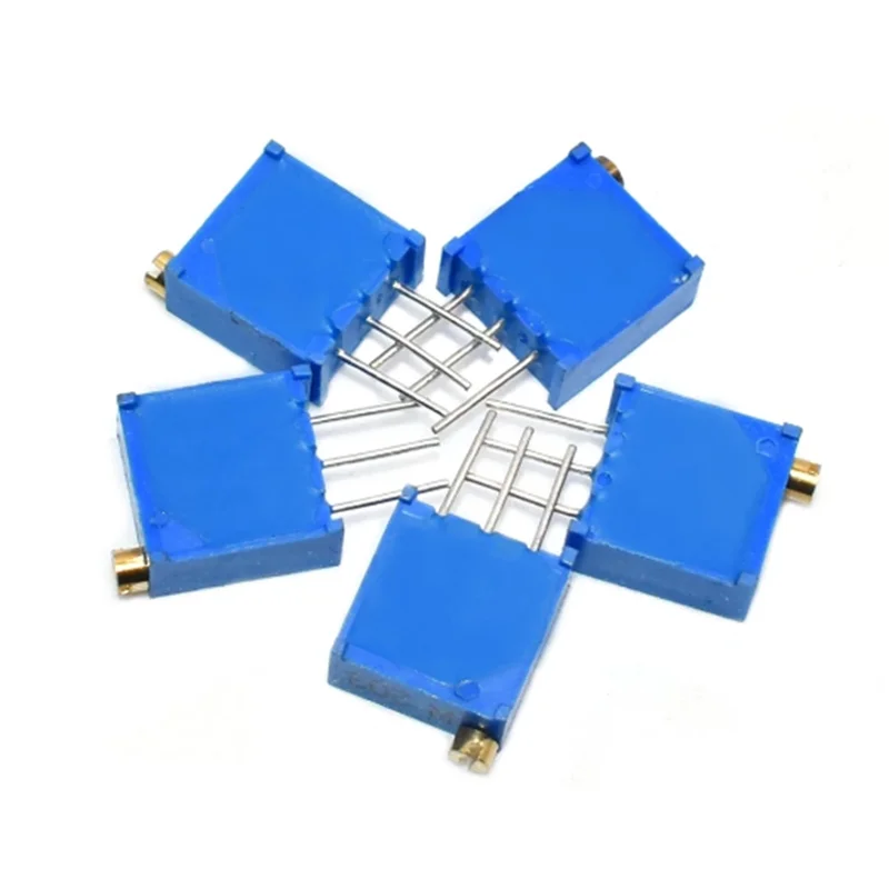 3296W 50R 100R 200R 1K 2K 5K 10K 20K 50K 100K 200K 500K 1M ohm Multiturn Trimmer Potentiometer High Precision Variable Resistor
