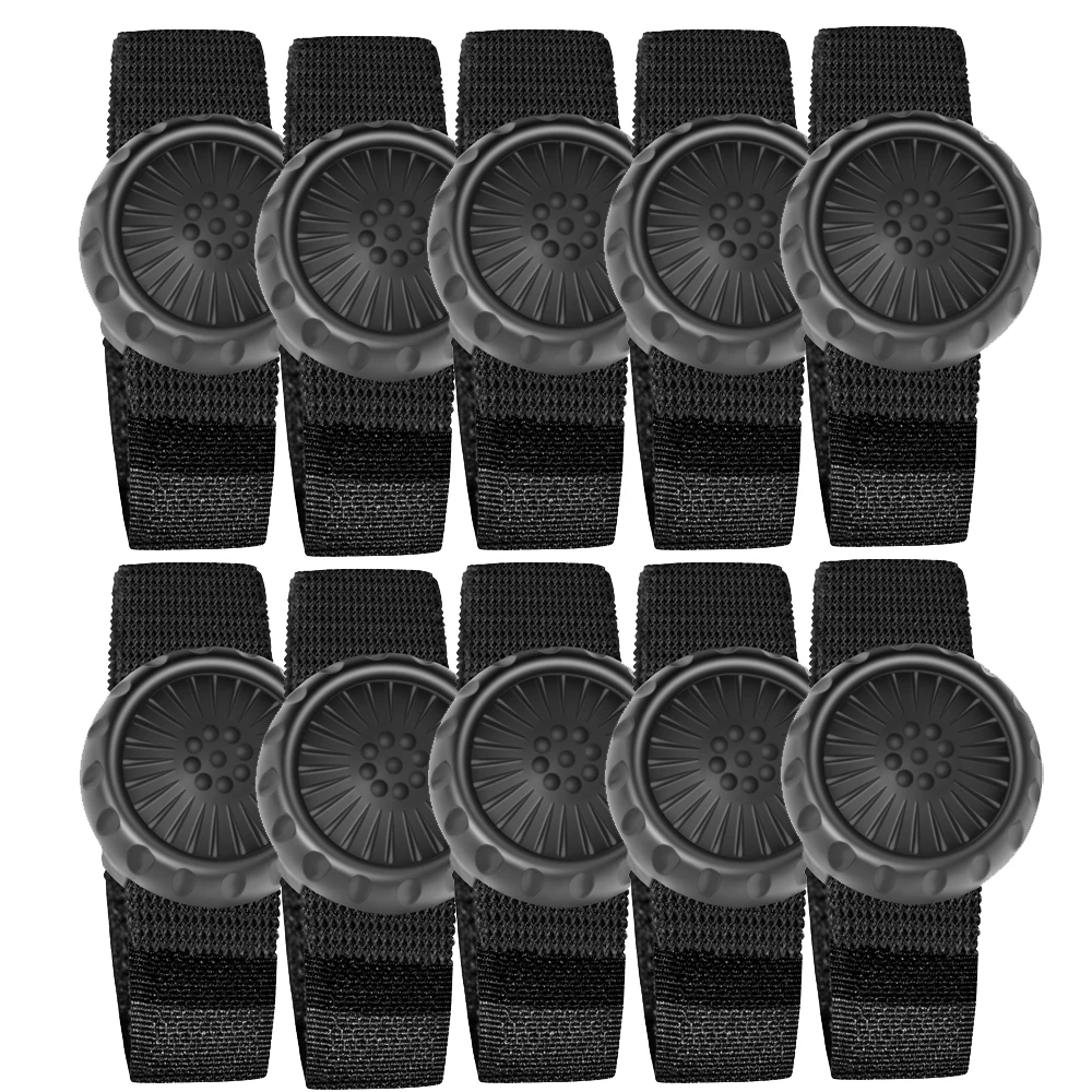 Tebe 10pcs Wireless PTT Button Switch with Strap for ZELLO Mini Portable Communciation Push-to-Talk Controller for IOS Android