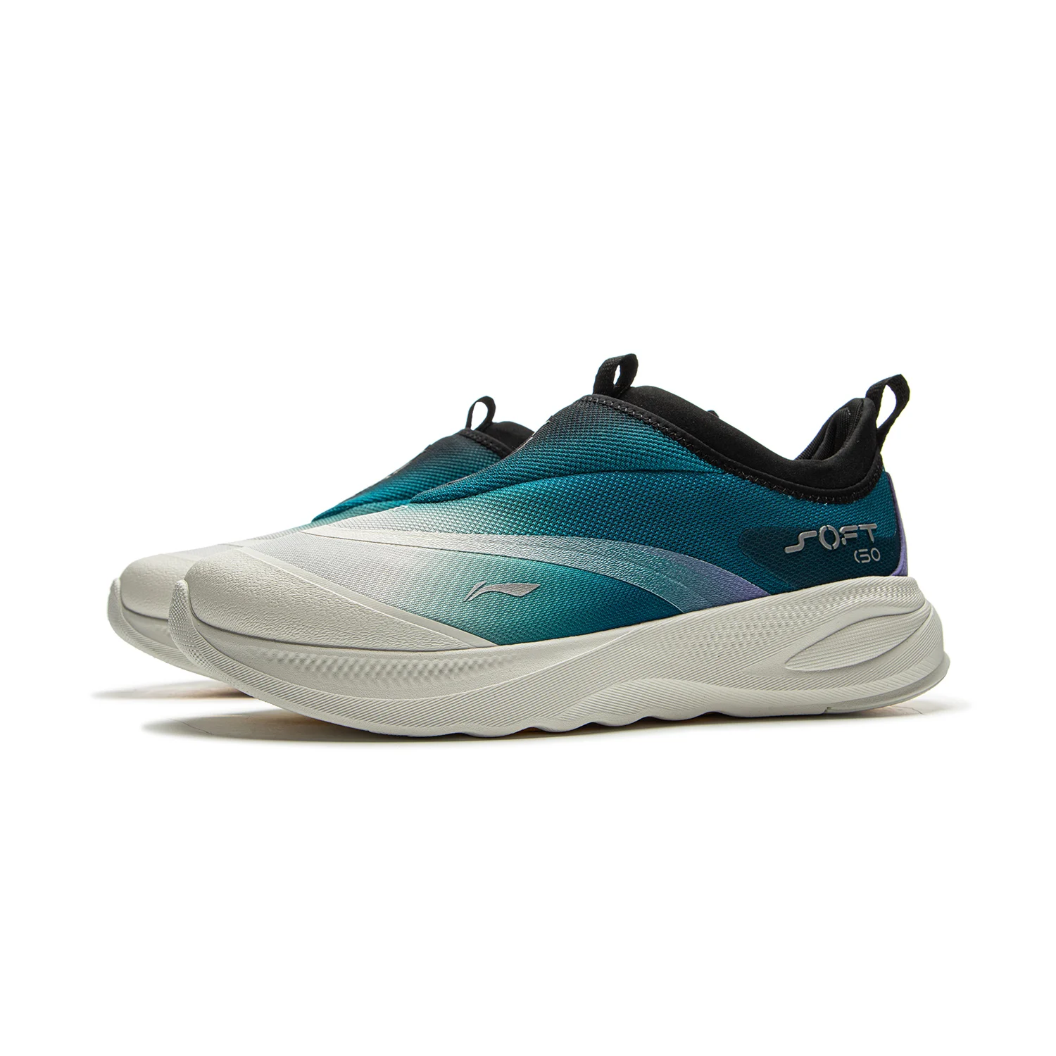 Li-Ning Männer SOFT GO 2 Wanderschuhe COMFOAM Slip-on Weiche Dicke Ferse Futter Bequeme Tragbare Sport Casual Schuhe AGLV005