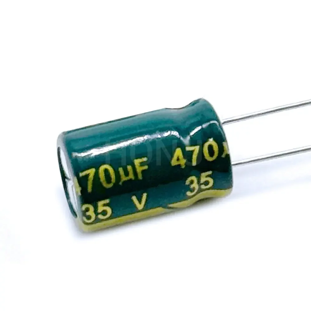 20 piezas 35V470uf 8x12mm condensador electrolítico de aluminio 470uf35v 35v 470uf 35wv 470mf 35vdc 470MFD 35v470mf 470mf35v