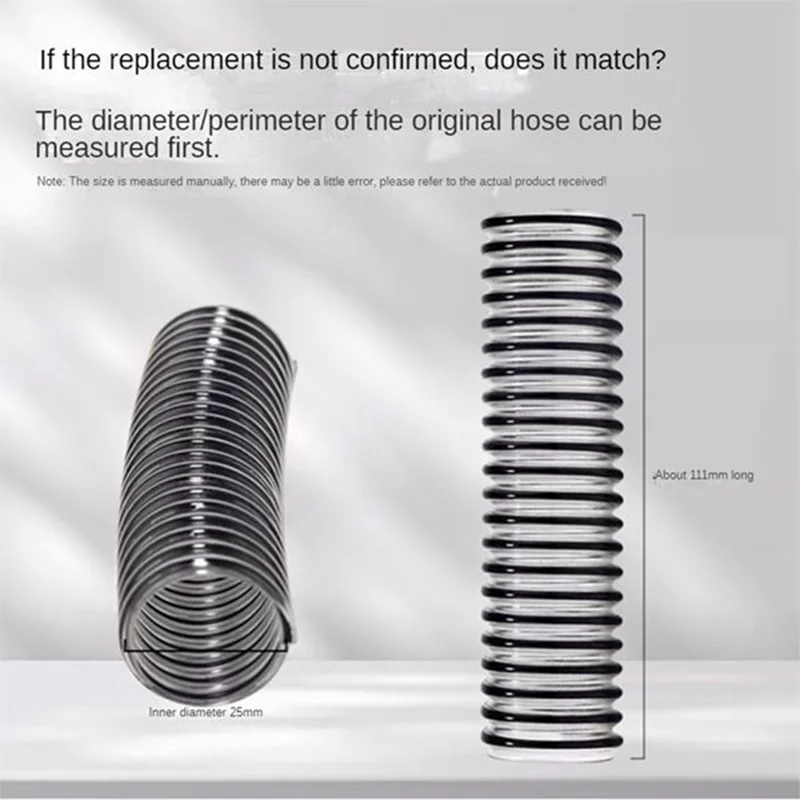 For Tineco Floor Series /Dreame Series Floor Scrubber Universal Sewage Pipe Spiral Hose Floor Brush Connecting Pipe Easy To Use
