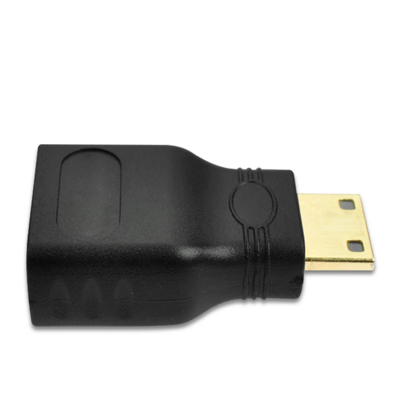 Mini -compatible to HDMI-compatible Adapter Gold-Plated 1.4 3D Extension Adapter 1080P Converter Audio and Video Converter